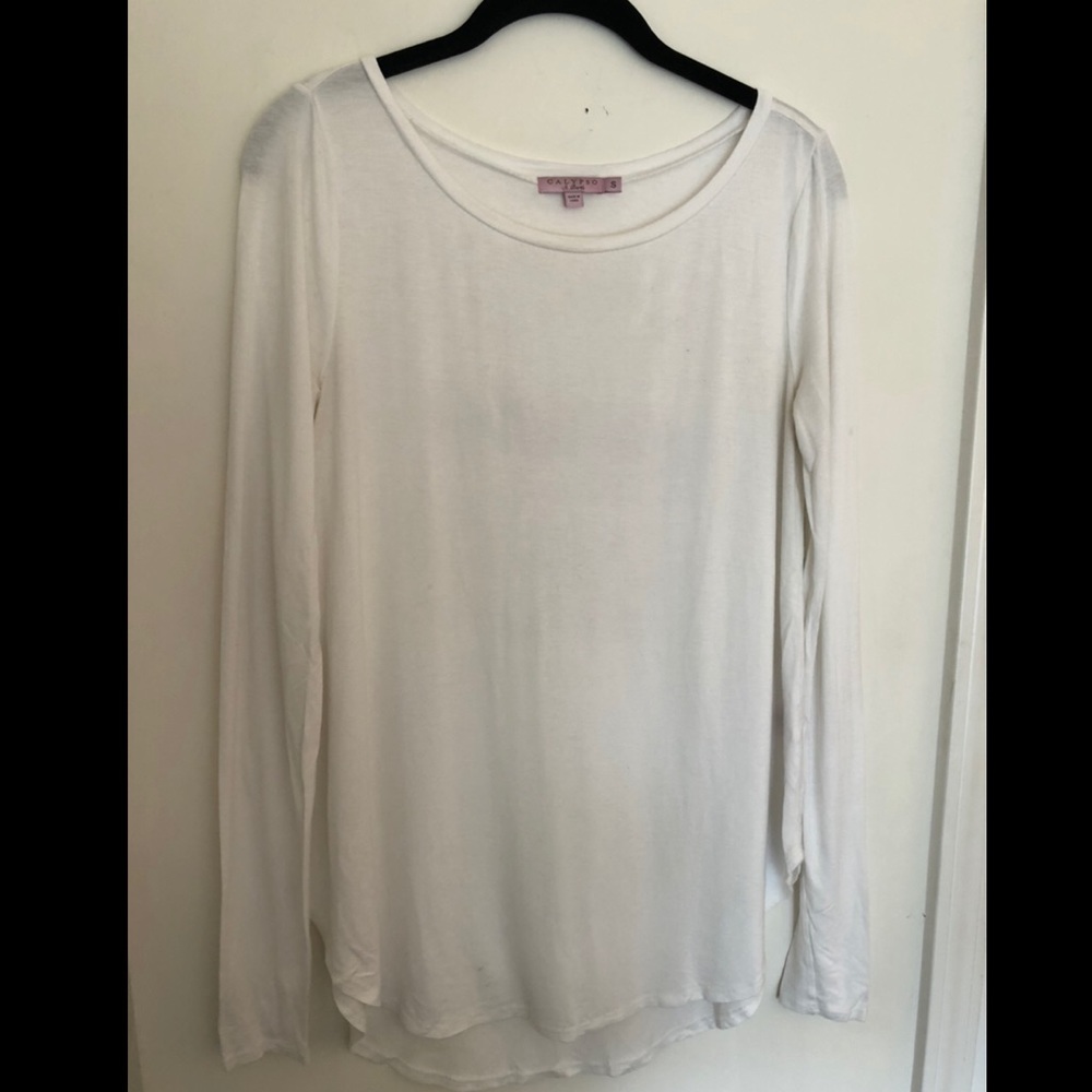 Calypso St. Barth Long-sleeve White T-shirt - S